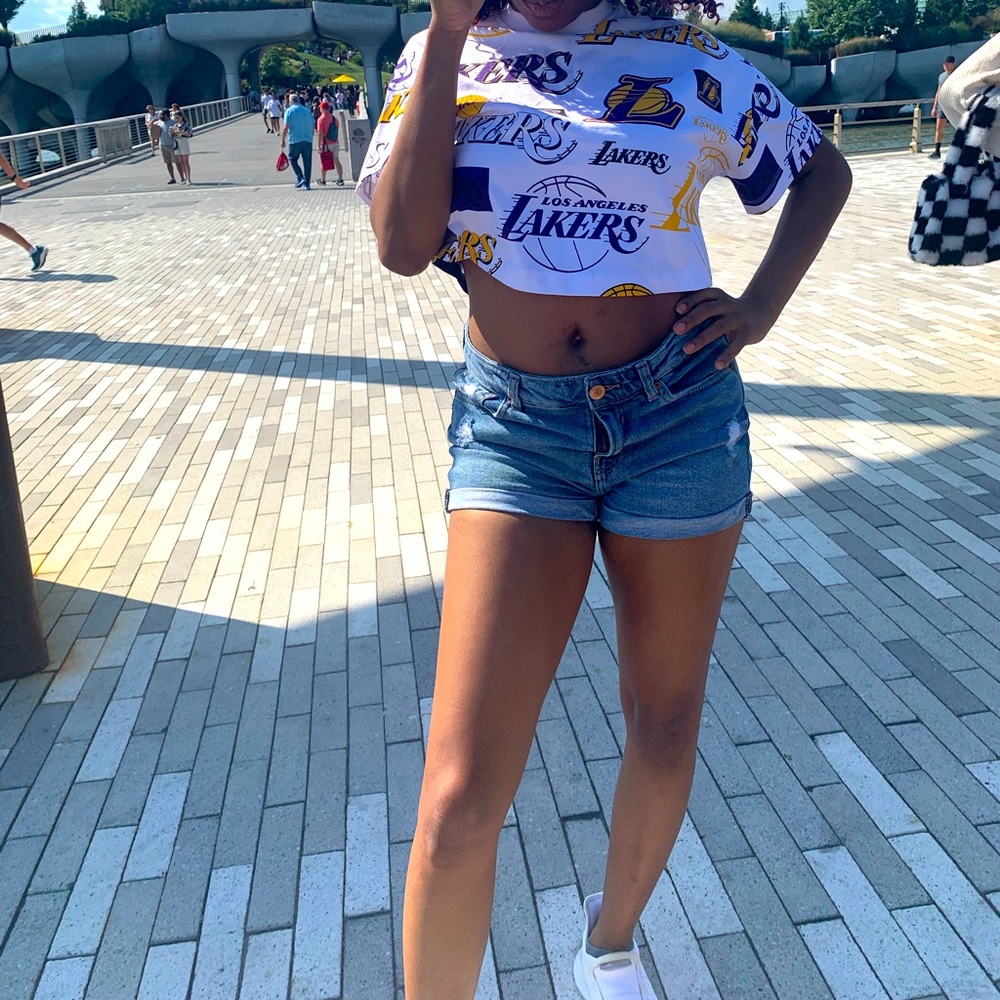 Lakers Para crop top